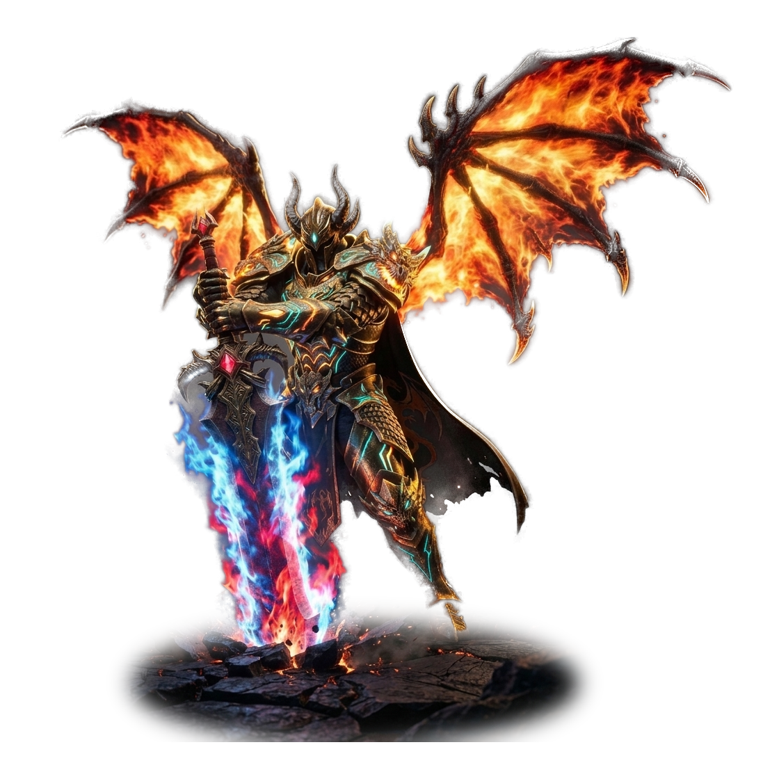 Chiến Binh Dark Knight Hoàng Kim MU Online - nphmuvn.com